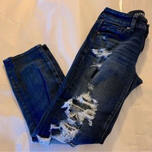 American Eagle Jeans ‘Artist Crop’ ‘360 Next Level Stretch’ ‘AEO Denim X4’ Sz 2